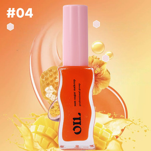 Nuevo encanto Cosméticos de belleza Fruta vegana Esencia de miel Aceite de labios Hidratante Luz Cuidado de labios Perla <span class=keywords><strong>transparente</strong></span> Brillo de labios a base de químicos - Product Image 5