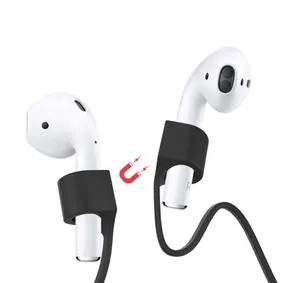 DP Magnetischer Kopfhörer riemen Anti Lost Strap Magnetisches Schnur seil Für Apple Airpod Drahtlose TWS-Kopfhörer Silikon kabel