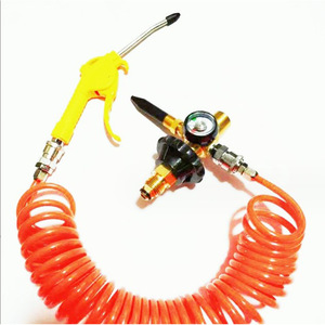 Regulador de Helio de Alta Presión WQ 2.525Mpa con Doble Salida, Manómetro y Pistola de Aire para Inflar Globos - Product Image 4