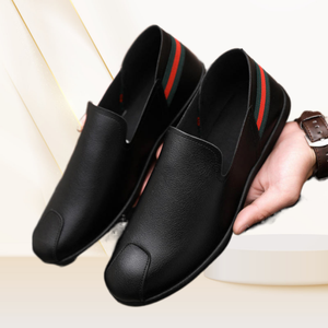 รองเท้าหนังสำหรับนักธุรกิจชายแบบทางการระบายอากาศใหม่ - Product Image 5