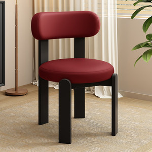 Chaises de salle à manger en bois massif de style nordique moderne et luxueux, 4, 6, 8, 10 places, pour hôtel, cuisine, café, table avec revêtement en cuir, design d'intérieur - Product Image 4