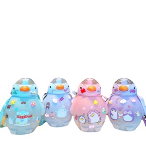 Yafchi Penguin Water Bottle 1.5L Bpa Free Straw Cup For Kids Outdoor Use - Product Image 5