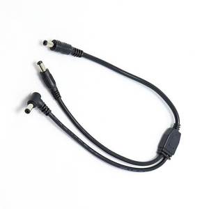 Kabel Harness Daya DC 1 ke 2, Kabel Splitter DC Sudut Kanan Lurus untuk LED Strip, CCTV, Kamera Keamanan, Catu Daya - Product Image 4