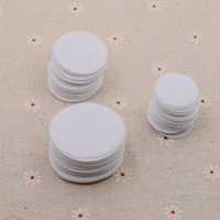 En gros, cercles de feutre de laine découpés de 2,5/3/4/5 cm, garnitures circulaires non tissées, patchs en feutre, matériel pour fleurs DIY, artisanat moderne fait main