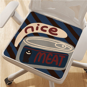 وسادة مقعد ناعمة من البوليستر المطبوع رقمياً بتصميم حسب الطلب، وسادة كرسي أريكة للمكتب والمنزل - Product Image 2