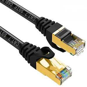 สายแพทช์อีเธอร์เน็ตแบบมีฉนวนป้องกัน Cat7 SFTP RJ45 ความเร็ว 10Gbps สายแลน 600MHz สำหรับเราเตอร์ สวิตช์ เซิร์ฟเวอร์ ศูนย์ข้อมูล ขายส่ง - Product Image 2