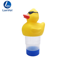 LanVol Dispenser Tablet Klorin untuk Kolam Renang, Kapasitas Besar, Penghasil Klorin untuk Kolam Renang