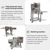 Machine de découpe automatique de gâteaux, de burgers, de produits surgelés, de mini-pains de panure, de nuggets de poulet, avec moule de pressage pour ligne de production