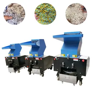 Chai nhựa di động máy nghiền tái chế chất thải nhựa máy nghiền nhựa Shredder máy