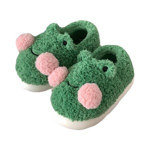 Pantuflas de Peluche de Rana Verde Adorables, Pantuflas de Animales de Dibujos Animados Suaves y Tiernas para Niñas, Regalo para Dormitorio, Fiesta o Decoración - Product Image 2