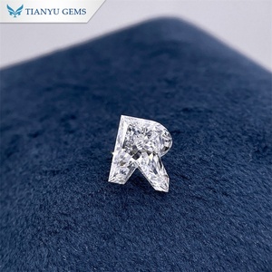 Tianyu Gems Lab Grown Diamond CVD DEF VVS1 Letra R Diamante Suelto - Product Image 4
