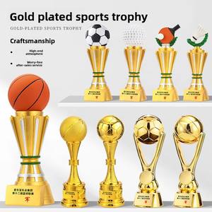 Troféu de alumínio galvanizado criativo High-End para competições desportivas Badminton Futebol; Resina elegante Award <span class=keywords><strong>Large</strong></span> Scale - Product Image 5