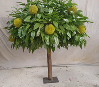 Arbre artificiel en pot - Décoration de fruits suspendus pour patio et café