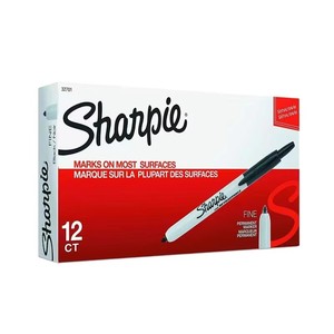 Stylo marqueur rétractable <span class=keywords><strong>Sharpie</strong></span> <span class=keywords><strong>en</strong></span> <span class=keywords><strong>gros</strong></span>, pointe extrêmement fine, stylo à encre huileuse 32701, papeterie artistique et de <span class=keywords><strong>bureau</strong></span> - Product Image 1