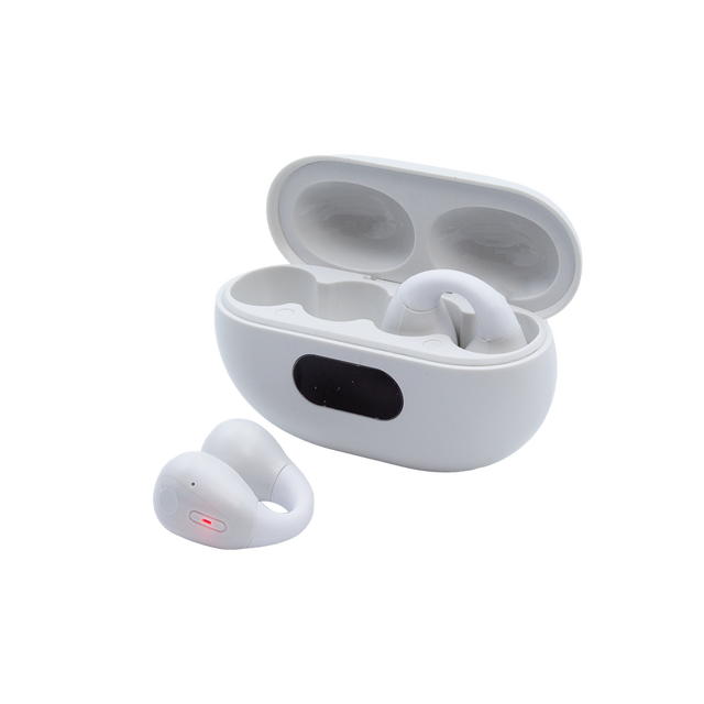 2026 Tws X22 Waterproof Sports Bone Conduction Open Ear Headphones Clip on with LED Display Earphones Ear Clip