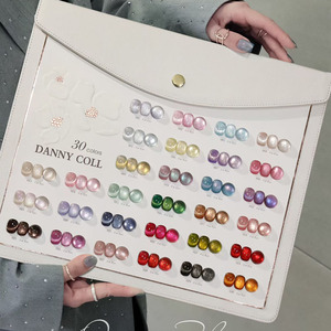 Ensemble de vernis à ongles en gel effet œil de chat 30 couleurs, gel magnétique pour ongles avec panneau d'affichage pour salon de manucure - Product Image 4