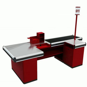 Réception de forme spéciale en plastique renforcé de fibre de verre peint, réception de société d'hôtel, bureau de service, caisse enregistreuse - Product Image 6