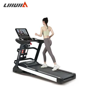 Lijiujia home use folding portable cheap price TFT screen gym equipment 3.5HP motor commercial treadmill