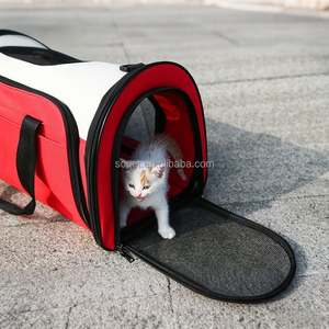 Havayolu onaylı kedi taşıyıcılar köpek taşıyıcı katlanabilir seyahat el çantası & kediler ve küçük köpekler için araba koltuğu seyahat taşıyıcısı - Product Image 6