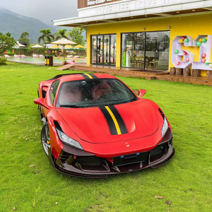 Kit Carrozzeria in Fibra di Carbonio Forgiata Rossa Stile <span class=keywords><strong>C</strong></span> per Ferrari F8 Tributo F8 Spider 2020-2023 - Product Image 2