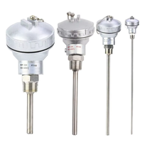 Temperature Sensor No Display Corrosion Resistant Thermocouple Stainless Steel Threaded Connection Thermocouple Connection Head