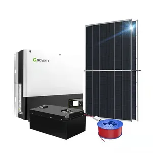 Sistema de energia solar híbrido 10kw tempo de longa duração com kit de preço baixo uso doméstico