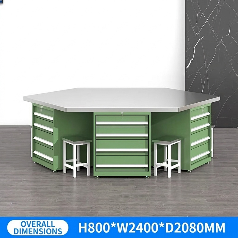 Bureau en acier inoxydable