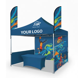 Carpa de Protección UV con Gráficos Personalizados para Exposiciones Comerciales, Gazebo para Exteriores, Toldo Reutilizable Resistente al Viento, Refugio para Eventos al Aire Libre - Product Image 5