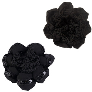 Femme Lady Sparkle Handmade Ballet Dancer Hairnet Hair Net Flowerhead Hair <span class=keywords><strong>Snood</strong></span> - Product Image 3