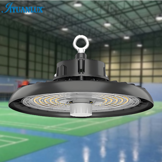 High Bay UFO for Light 100W/150W/200W/240W Aluminum Commercial Industrial Warehouse Factory Dimmable Motion Sensor IP65