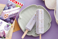 Daqiaodao Boîte de collations de crème glacée au lait saveur fruits, taro et raisin, célèbre en ligne, Prix usine, Produit viral