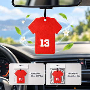 Ambientador de Coche con Diseño de Camiseta Deportiva, Perfume Colgante de Larga Duración, con Logotipo Personalizado - Product Image 1