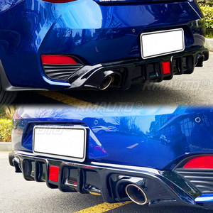 ดิฟฟิวเซอร์หลังคาร์บอนไฟเบอร์ สปอยเลอร์กันชนหลัง ชุดแต่งพร้อมไฟเบรก สำหรับอินฟินิตี้ คิว60 ปี 2017-2022 - Product Image 6