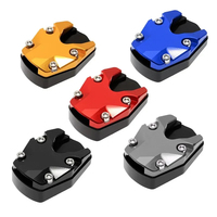 Bantalan Pembesar Penyangga Sepeda Motor Ekstensi Penyangga Samping Aloi Aluminium Anti Selip untuk Honda UHR150 PCX160 PCX150 PCX125 OEM
