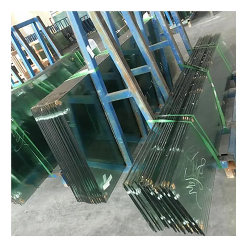 Guangdong consegna rapida 3mm 4mm 5mm 6mm 8mm 10mm 12mm 15mm 19mm spessore vetro temperato piano di sicurezza per edifici