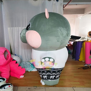 ชุดมาสคอตฮิปโปน่ารักหมวกกันน็อคการ์ตูนอะนิเมะตัวละคร XL EVA สำหรับผู้ใหญ่สำหรับงานปาร์ตี้และกิจกรรม - Product Image 2