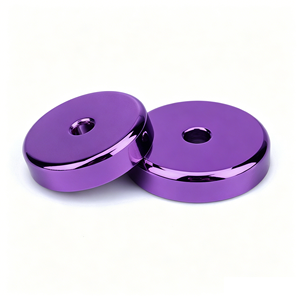 Magnete a pentola svasato cromato viola all'ingrosso per fabbriche, magnete permanente nichelato per supporti di cartelloni pubblicitari - Product Image 2