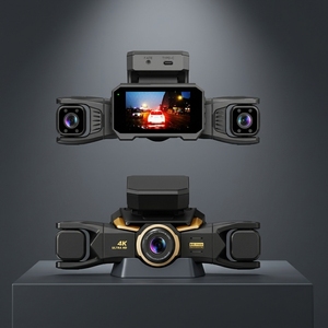 Caméra de tableau de bord 4K IPS avec ADAS GPS D1 4G LTE 4 canaux, écran tactile, vision nocturne, vente <span class=keywords><strong>en</strong></span> gros d'usine - Product Image 1