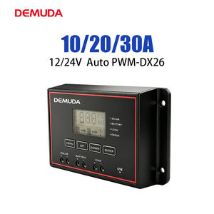 ตัวควบคุมการชาร์จพลังงานแสงอาทิตย์ Demuda 10A 20A 30A Pwm 12V 24V อัตโนมัติ Mppt ตัวควบคุมการชาร์จ Mptt สำหรับระบบพลังงานแสงอาทิตย์ - Product Image 1