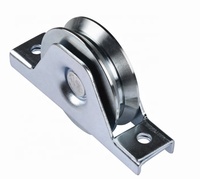 Rueda de Rodamiento Inferior Universal de Acero Galvanizado para Sistema de Deslizamiento, Polea para Puerta de Entrada, Valla
