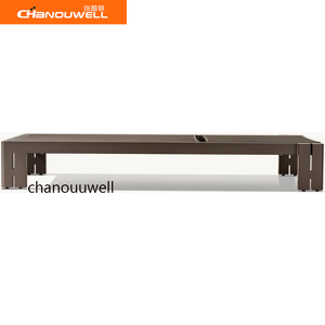 Chaise longue en maille empilable et réglable avec structure en aluminium résistante aux intempéries - Product Image 4