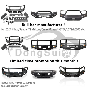 4x4 Car PickUp Truck Steel Anti Rust Rear Bull Bars Parachoques delanteros para Toyota LC300 Lc200 LC150 - Product Image 5
