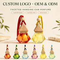 Diffuseur de parfum liquide moderne pour intérieur de voiture, pendentif en verre à huile essentielle longue durée, décoration suspendue pour voiture