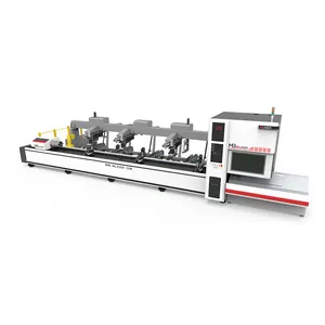 JQ Cnc Tube Laser Cut Machine Automatic 5 axis Bevelling Laser Pipe Cutting Machine