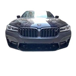 Kit paraurti per <span class=keywords><strong>BMW</strong></span> <span class=keywords><strong>5</strong></span> <span class=keywords><strong>serie</strong></span> G30 <span class=keywords><strong>2017</strong></span> 2018 2019 2020 2021 anno di aggiornamento M5 paraurti anteriore spoiler ala griglia ABS nero modello - Product Image 1