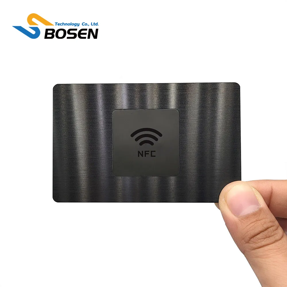 Customize 13.56MHz HF Contactless Chip Cards Access Control Hotel Key RFID NFC Metal Card