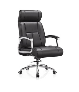 Insurance Company Manager <b>Office</b> Executive Modern Genuine <b>Leather</b> Adjustable -Height Swivel Big Size Waiting <b>Chair</b> - Product Image 1