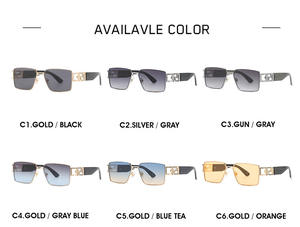 <span class=keywords><strong>2023</strong></span> Lunettes de soleil mode de haute qualité pour hommes Lunettes en métal de luxe personnalisées - Product Image 2