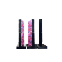 3-Säulen Mechanisch Rotierendes LED-Display mit 6 Schichten pro Säule Kombinations-Rotierender LED-Bildschirm