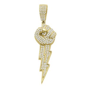 Hiphop estilo personalizado Mossanite colgante tono <span class=keywords><strong>dibujos</strong></span> <span class=keywords><strong>animados</strong></span> Roadrunner encanto Iced Hiphop latón astilla Mossinate joyería colgante - Product Image 6